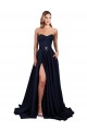Best Stretch Crepe Low Back Long Sweetheart A-Line Formal Dress
