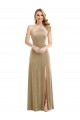 Best Stretch Velvet Open Back Long Halter Neck A-Line Semi Formal Evening Dress