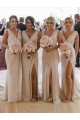 Best Soft Chiffon Low Back Long V-Neck A-Line Evening Dress
