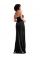 Best Stretch Velvet Low Back Long Halter Neck Mermaid Formal Evening Dress