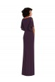 Best Spandex Long V-Neck Sheath Formal Evening Dress