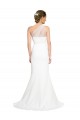 Best Stretch Crepe & Tulle Sweep Train One Shoulder Mermaid Formal Evening Dress