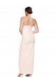 Best Stretch Satin Low Back Long Cowl Neck Mermaid Formal Evening Dress
