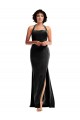 Best Stretch Velvet Low Back Long Halter Neck Mermaid Formal Evening Dress