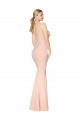 Best Stretch Crepe Long Sweetheart Nude Mermaid Formal Dress