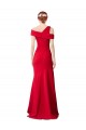 Best Stretch Crepe Long Mermaid Formal Evening Dress