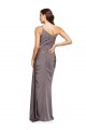 Best Silky Satin Long One Shoulder A-Line Formal Evening Dress