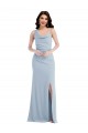 Best Stretch Crepe Long One Shoulder Trumpet Formal Dress